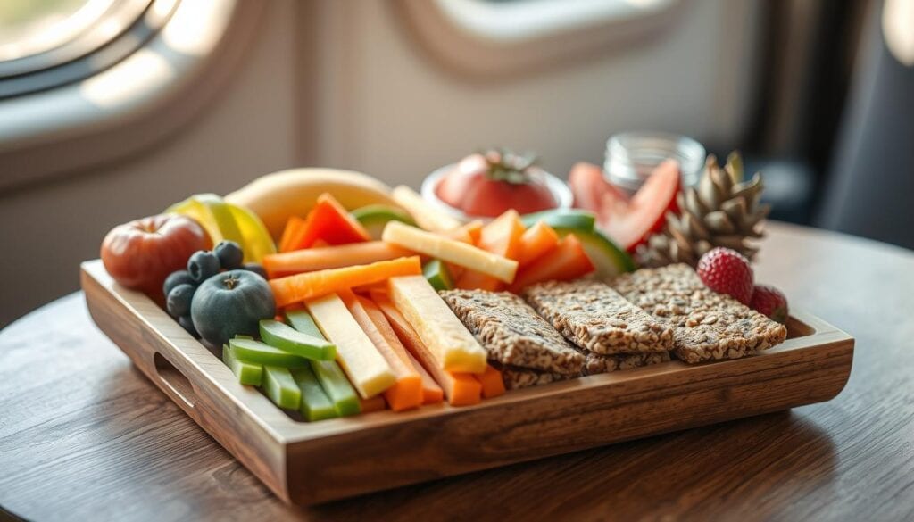 Gesunde Snacks für Kinder auf Reisen