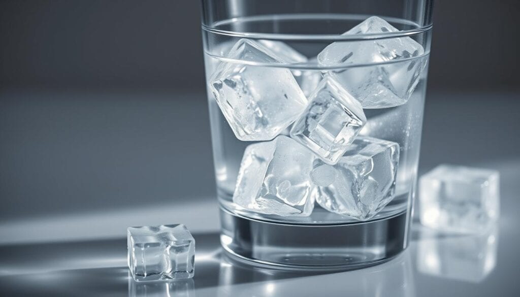 glas und eiswürfel glas und eiswürfel