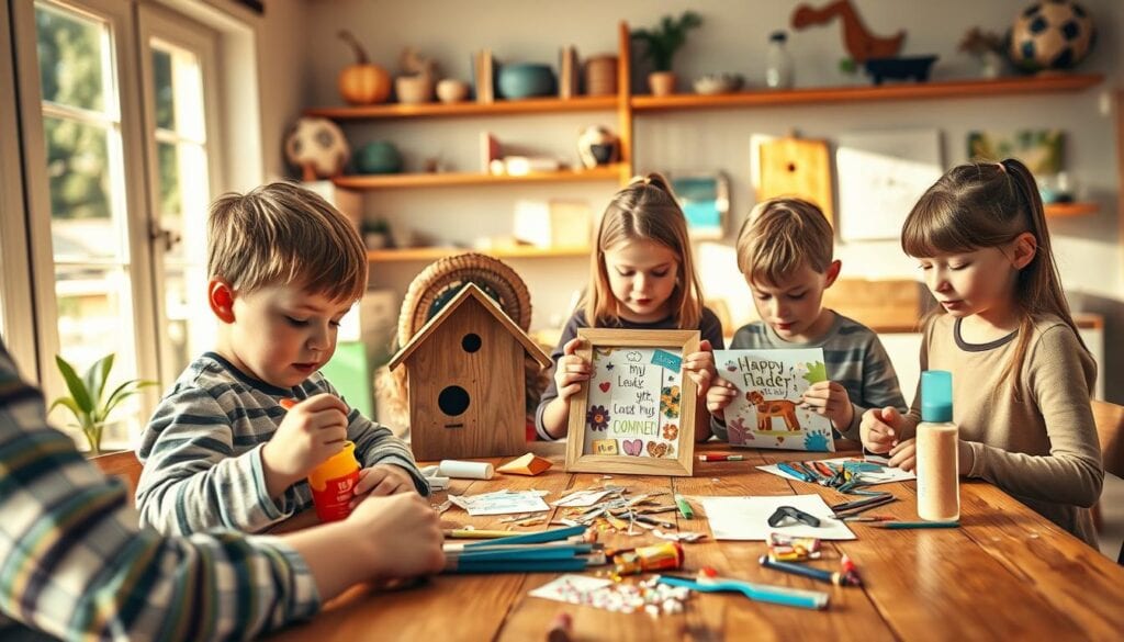 Basteln für Papa mit Kindern