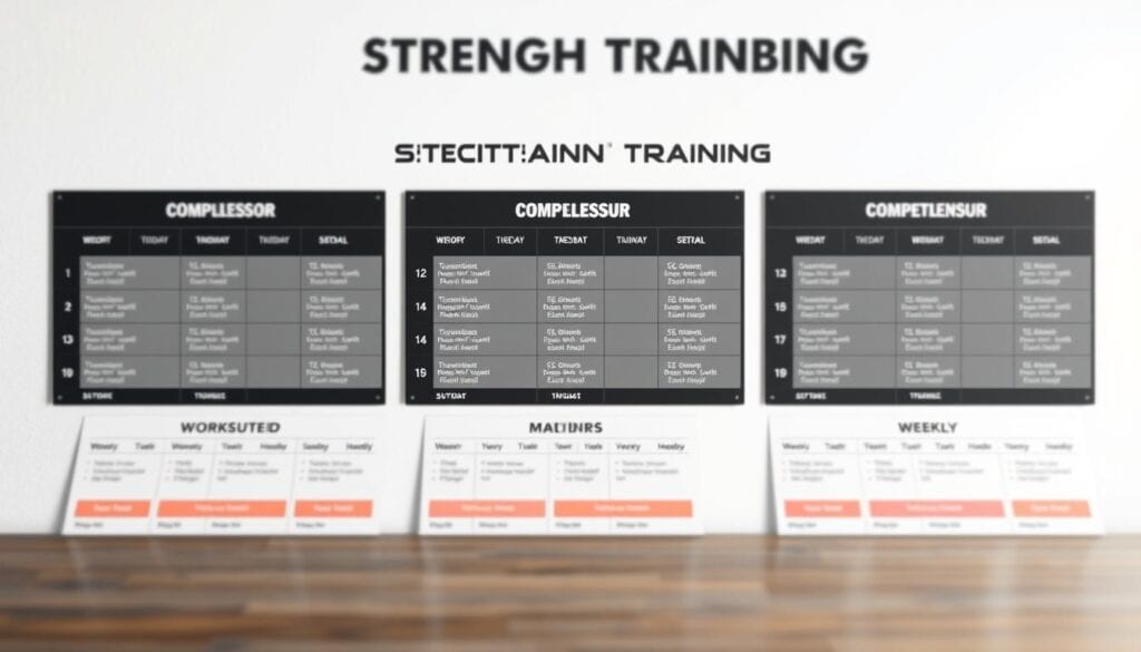 Krafttraining Wochenpläne