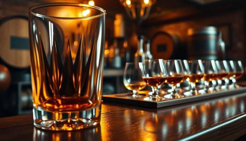 Whiskey Verkostung Luxus-Spirituosen