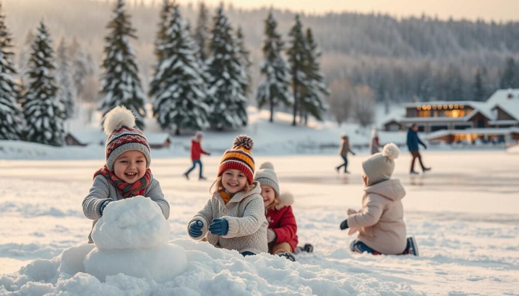 Winteraktivitäten mit Kindern