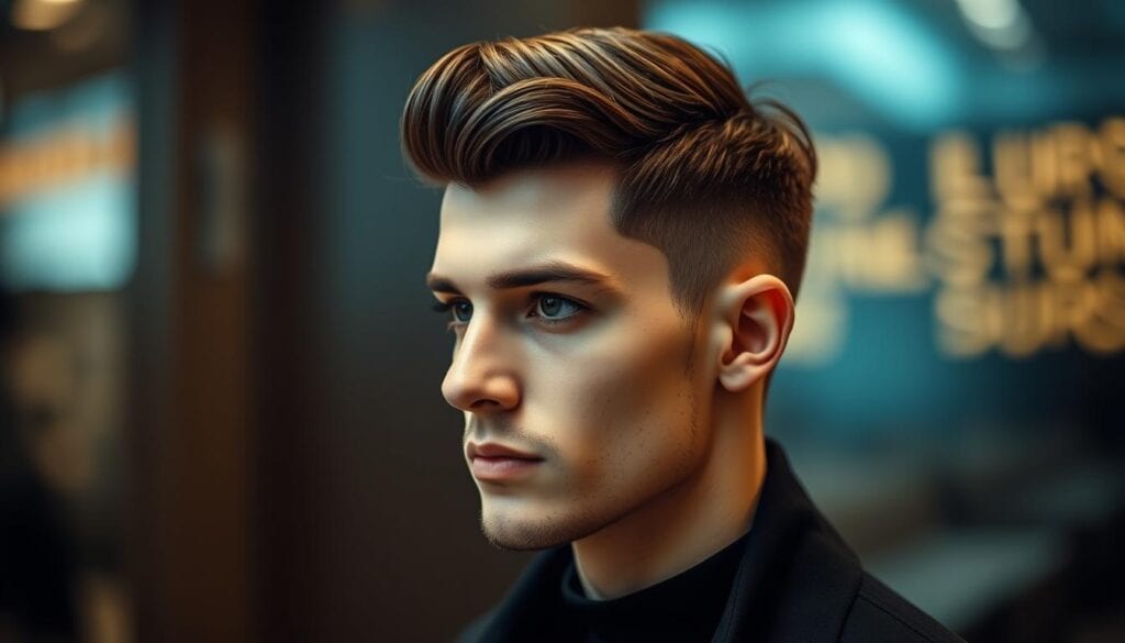 French Crop Styling Männerfrisur