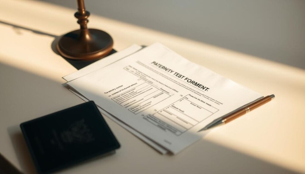 Vaterschaftstest Dokumente