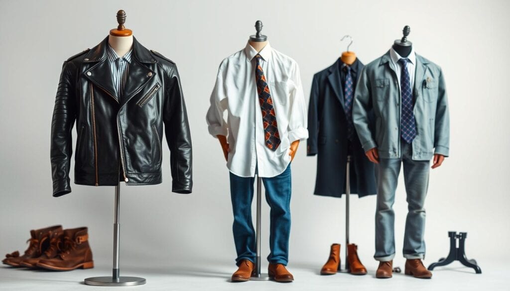 80er Jahre Männermode Kleidungsstücke