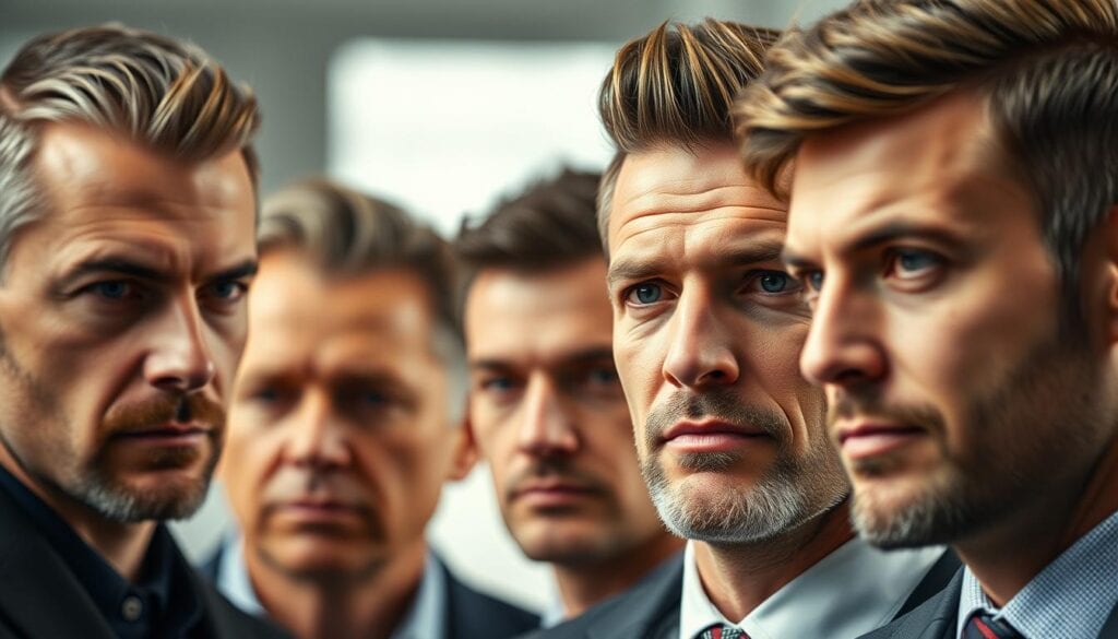 Berühmtheiten Frisuren Geheimratsecken