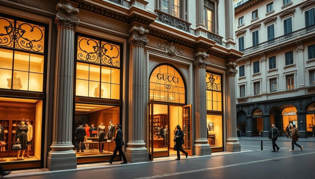 Gucci Ausstellung Luxusboutique