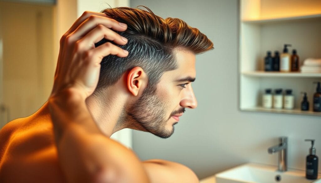 Haarpflege Routine für Männer