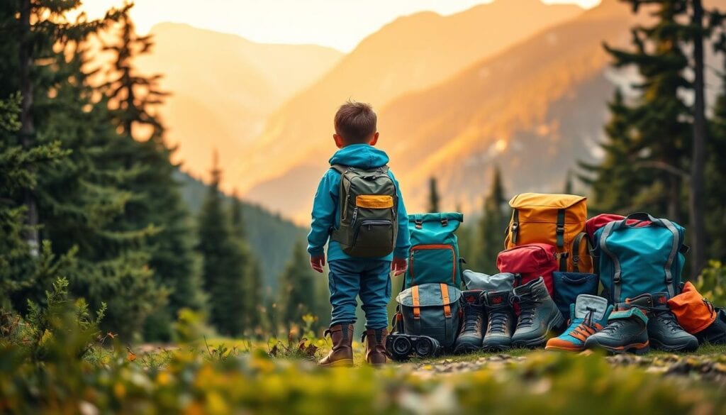 Kinder Outdoor Ausrüstung