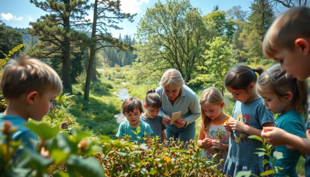 Kindgerechte Naturerlebnisse und Bildung