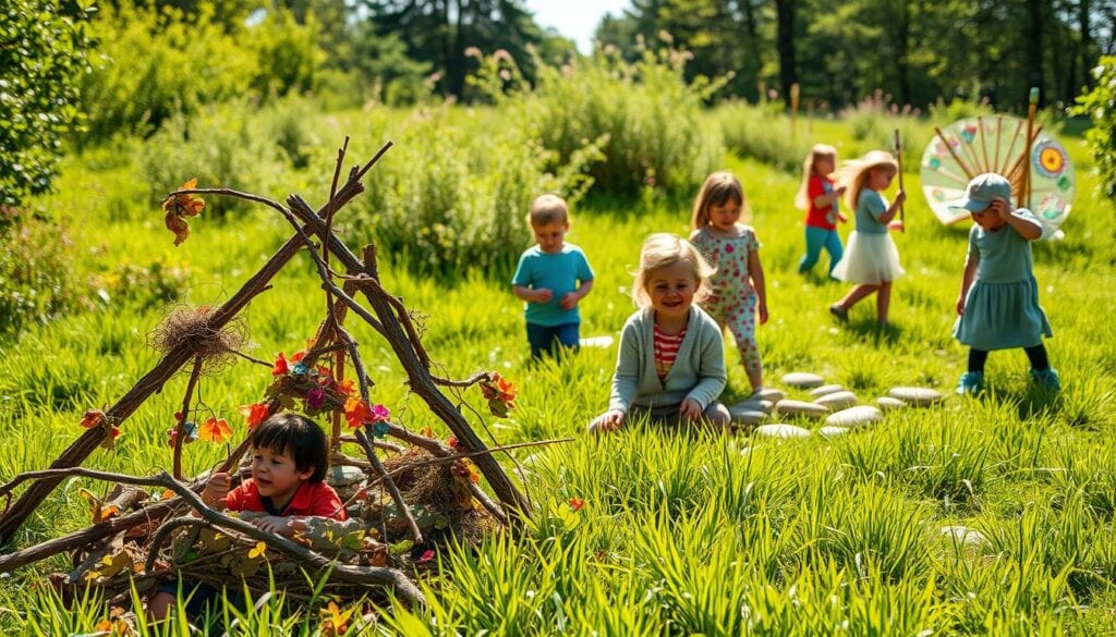 Kreative Outdoor Aktivitäten für Kinder