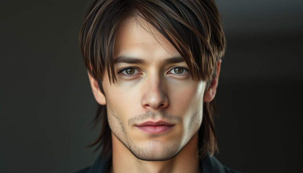 Mullet Frisur Männer Gesichtsformen