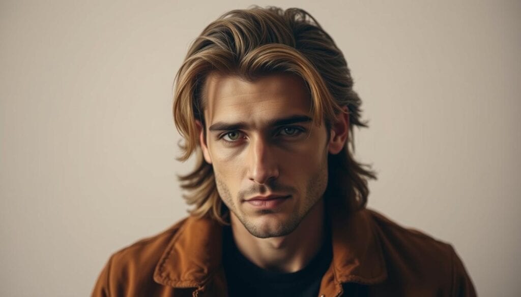 Mullet Frisur Männer Styling