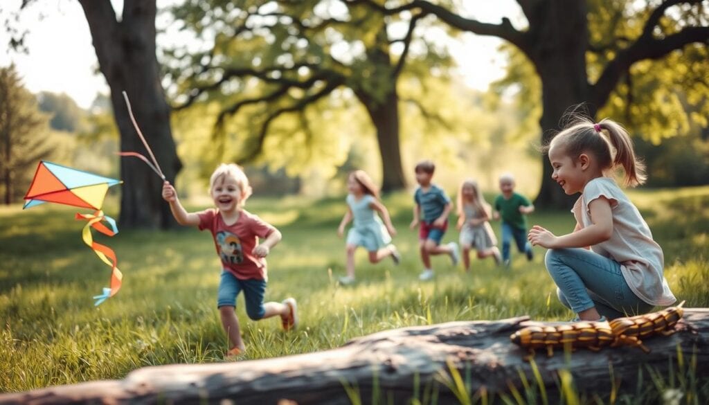 Outdoor Aktivitäten mit Kindern