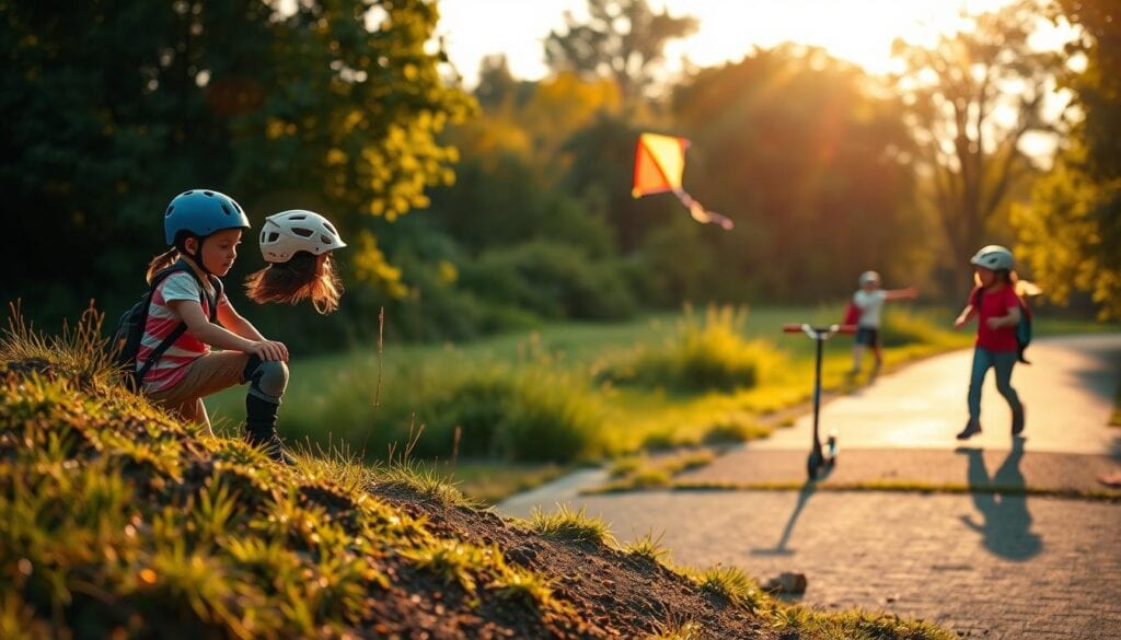 Sicherheit bei Outdoor Aktivitäten mit Kindern