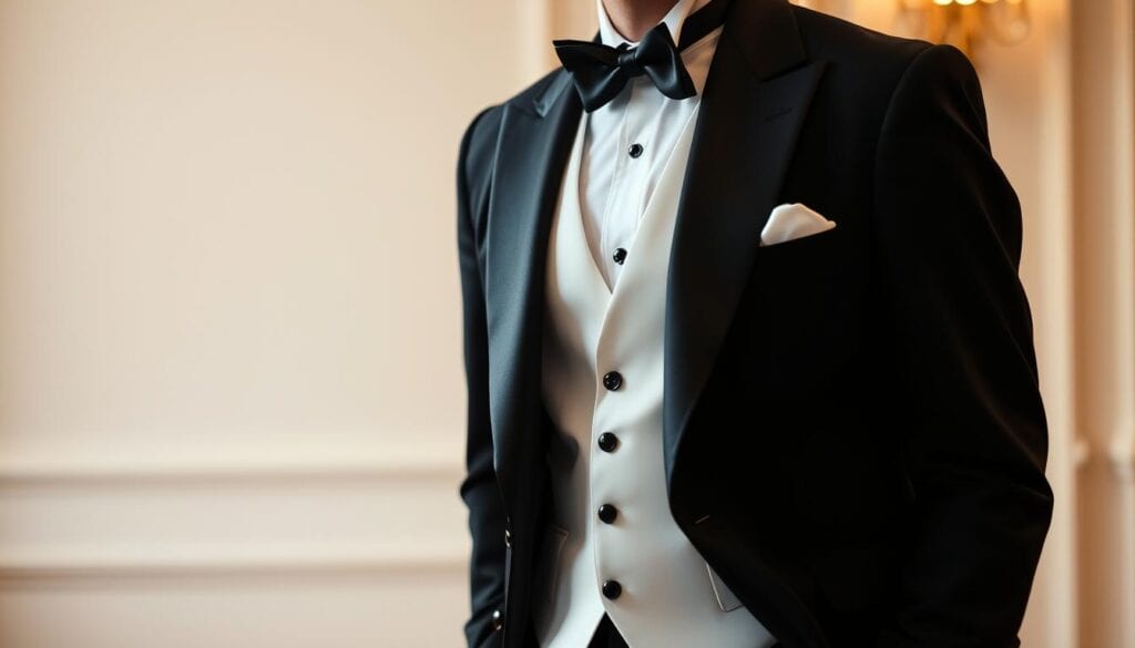 Herren White Tie Dresscode Frack