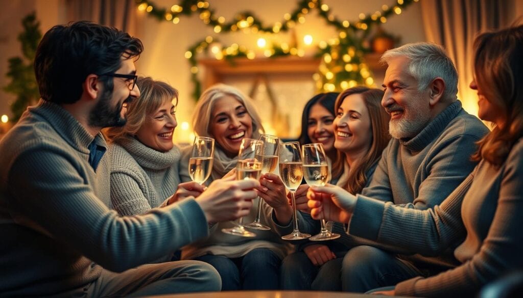 Neujahrsgrüße Familie und Freunde