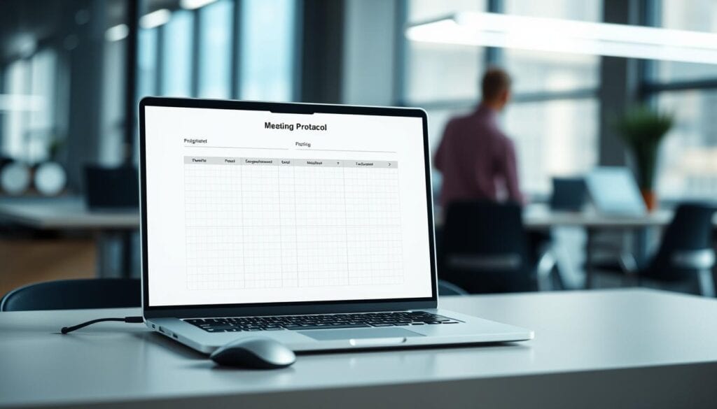 Protokollvorlagen Design