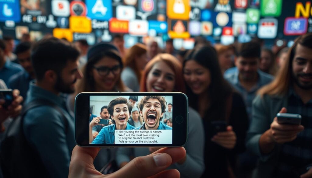 Soziale Medien und Humor