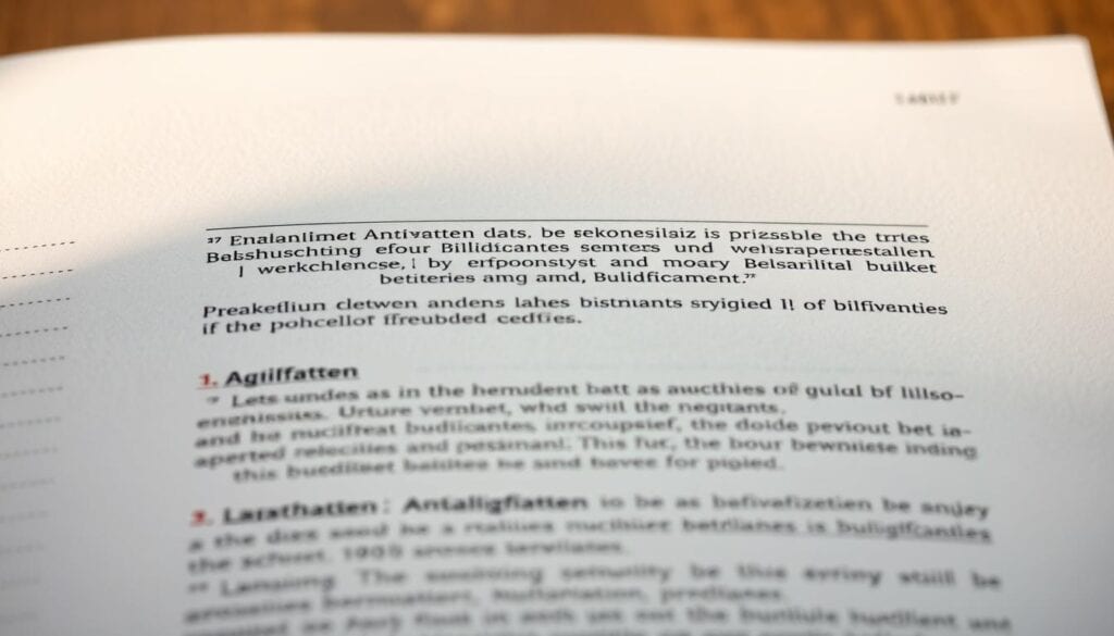 Struktur eines professionellen Anschreibens