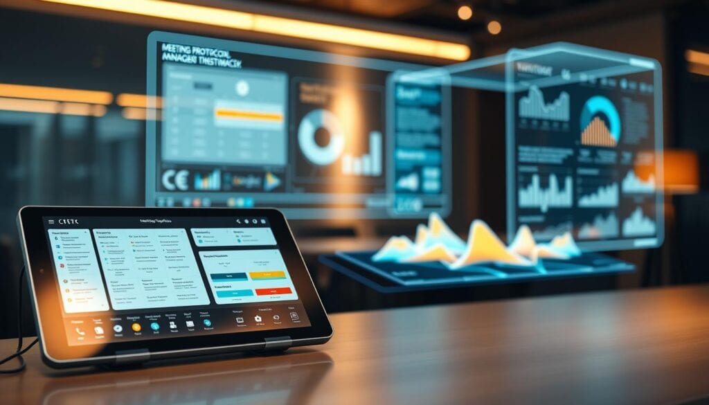 Technologie für Protokollvorlagen