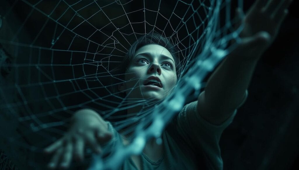 Thriller Filmszene The Girl in the Spider's Web Thriller Filmszene The Girl in the Spider's Web