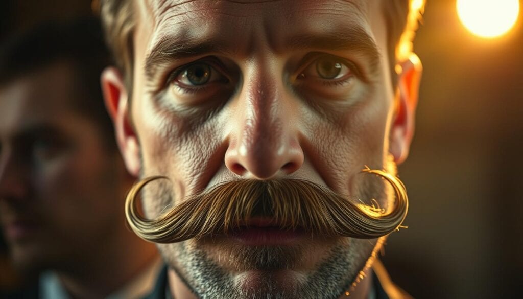 Zwirbelbart Gesichtsformen