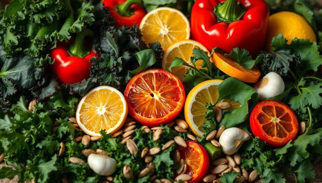 Gemüse mit viel Eisen kombiniert mit Vitamin C
