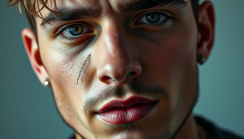 Männer Gesichtspiercing Trends