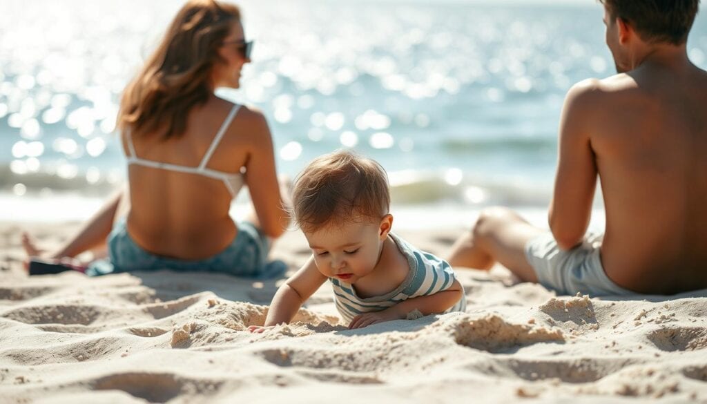 Strandurlaub mit Kleinkind