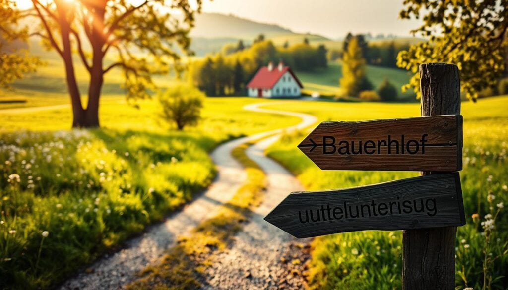 Anreise zur Bauernhofunterkunft