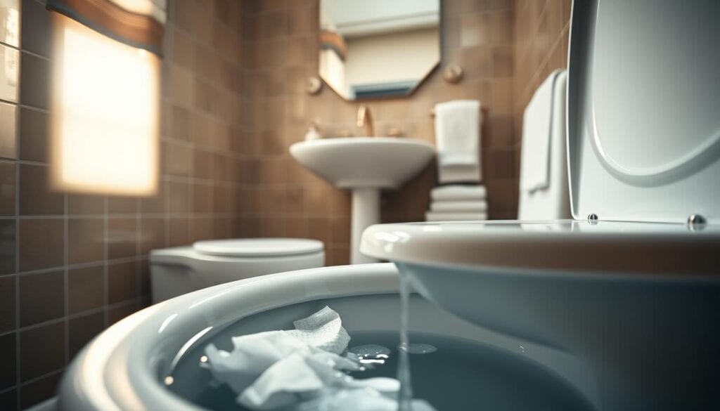 Meine Toilette ist verstopft was kann ich tun