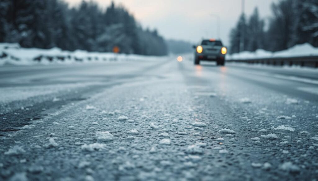Was ist eine Fahrbahnvereisung