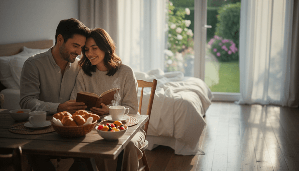 Morgenrituale nach der Übernachtung