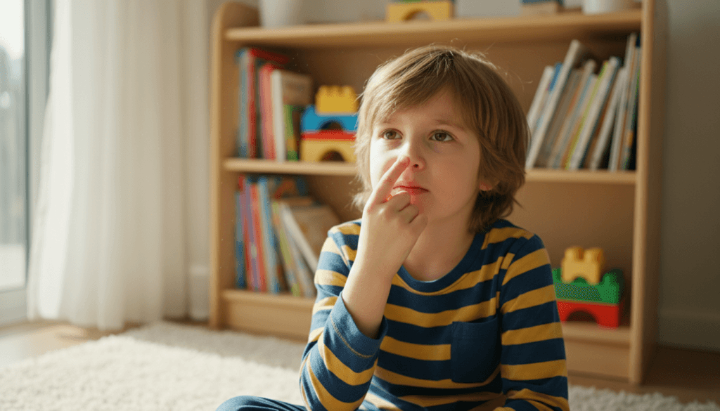 Nase hochziehen Tick abgewöhnen