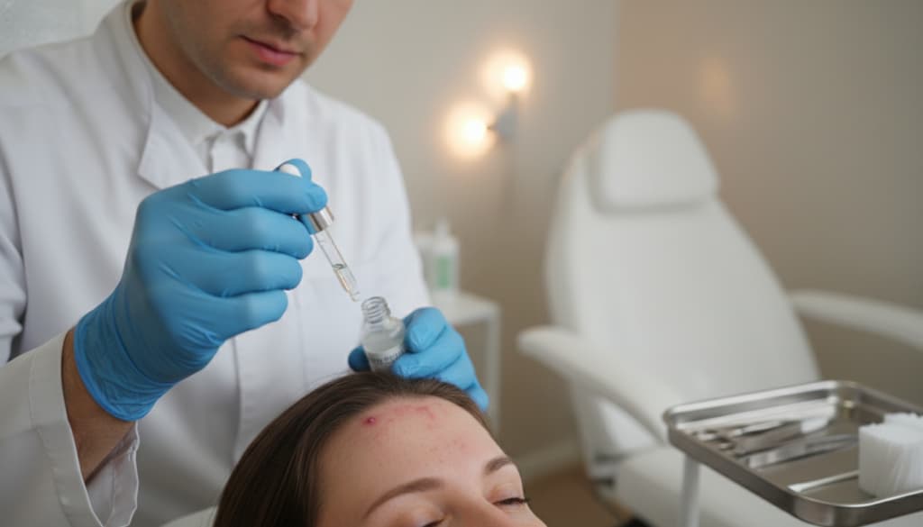 Behandlung akuter Hautunreinheiten nach Haartransplantation Behandlung akuter Hautunreinheiten nach Haartransplantation