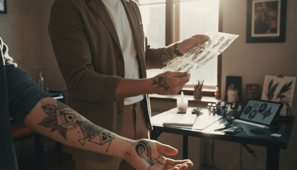 Individuelle Anpassung Tattoo Design