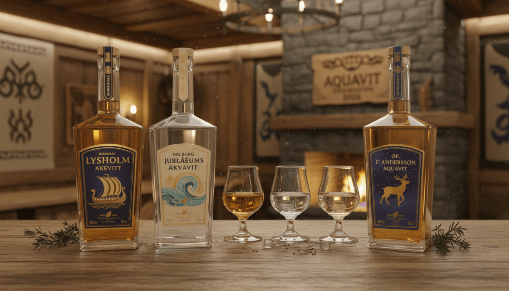 Regionale Aquavit Marken