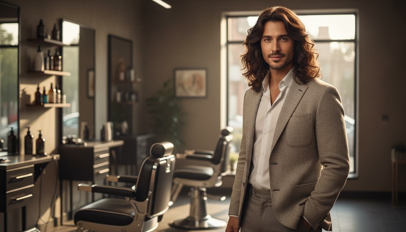 Lange Haare Männer