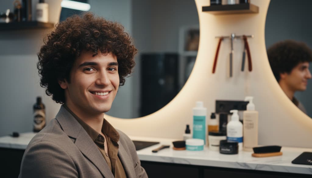 Locken Frisuren Männer
