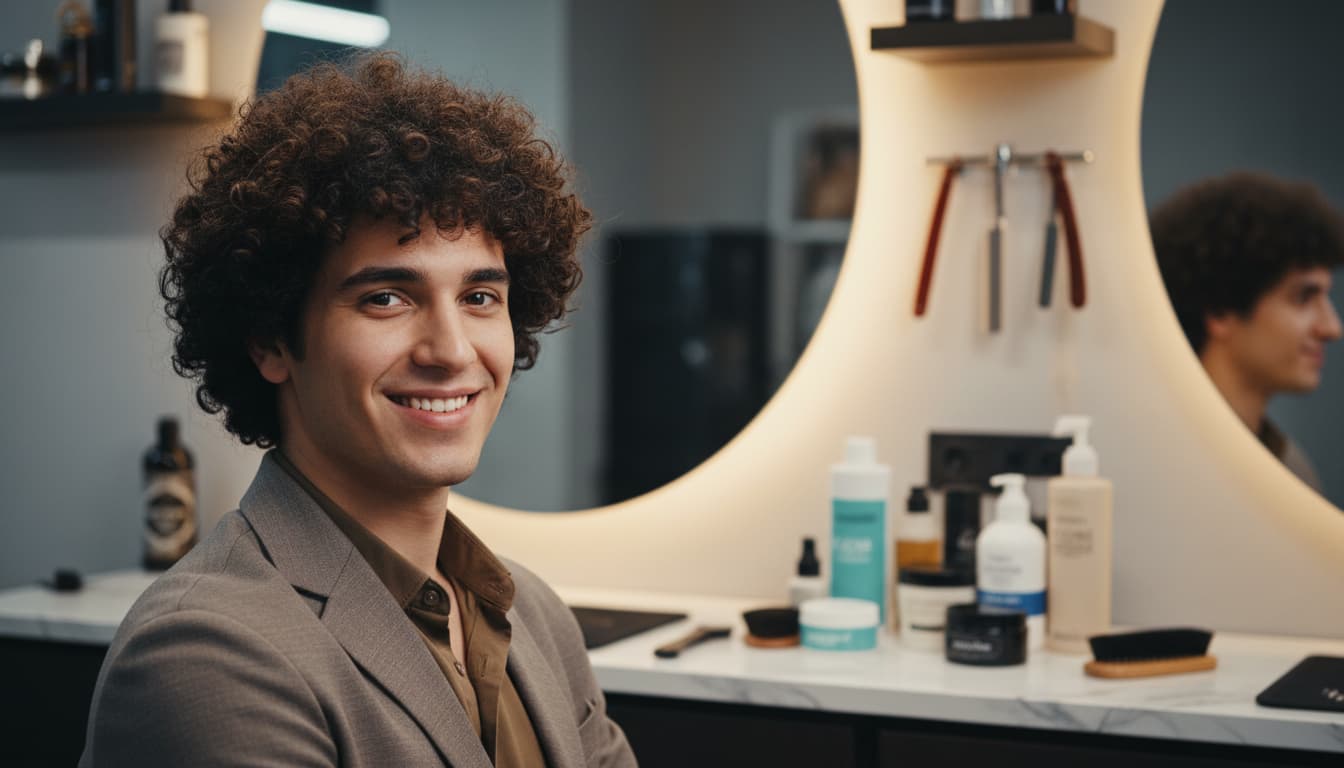 Locken Frisuren Männer