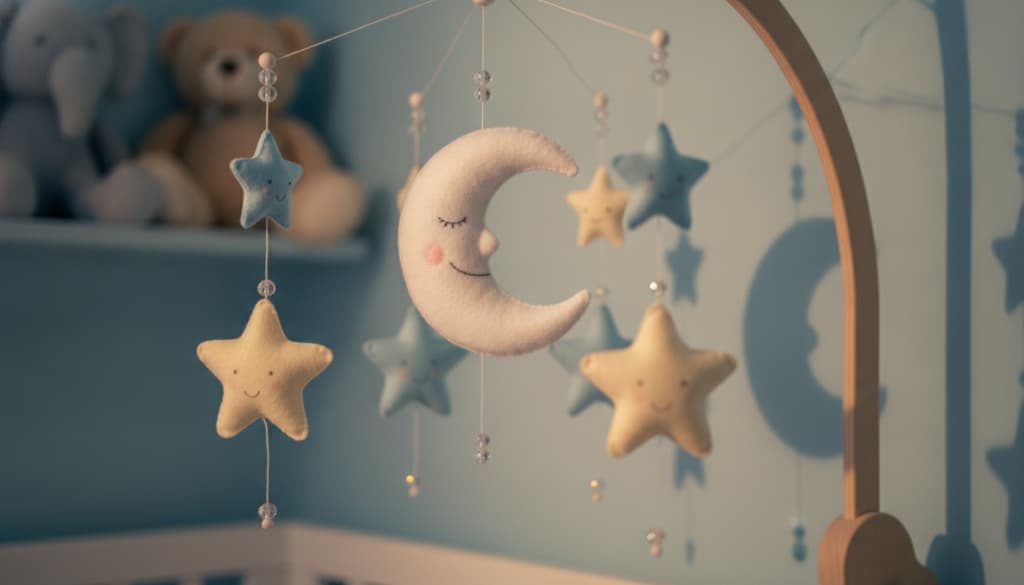 Mobile Mond Sterne Baby