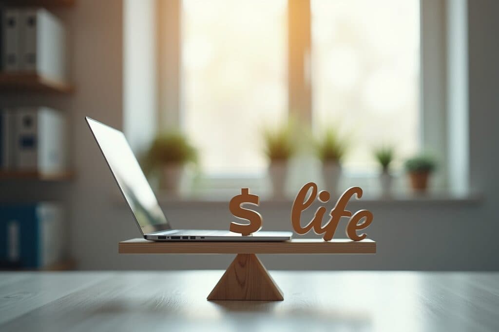 work life balance-Titel