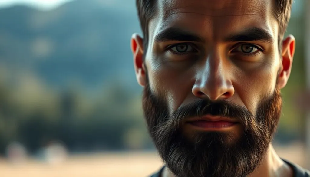 Bartstil und Gesichtsform