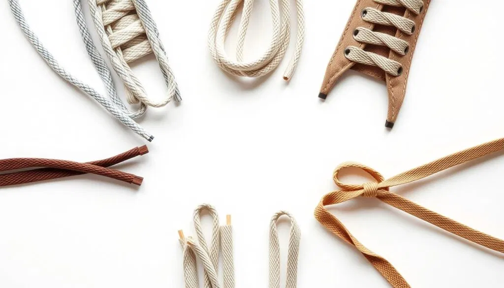 Schnürsenkel Materialien Vergleich