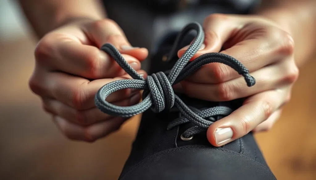 Schnürsenkel binden