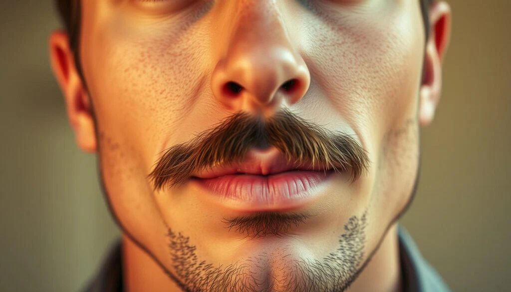 Oberlippenbart modern