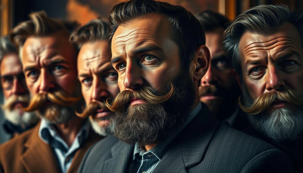 Prominente mit Oberlippenbart