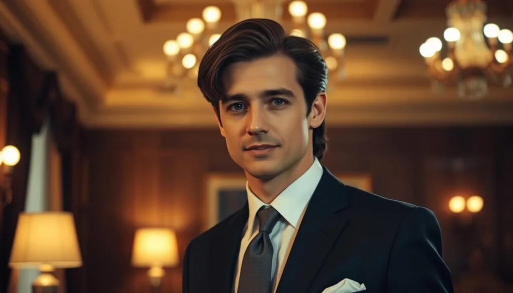 Elegante mittellange Männerfrisuren für besondere Anlässe Elegante mittellange Männerfrisuren für besondere Anlässe