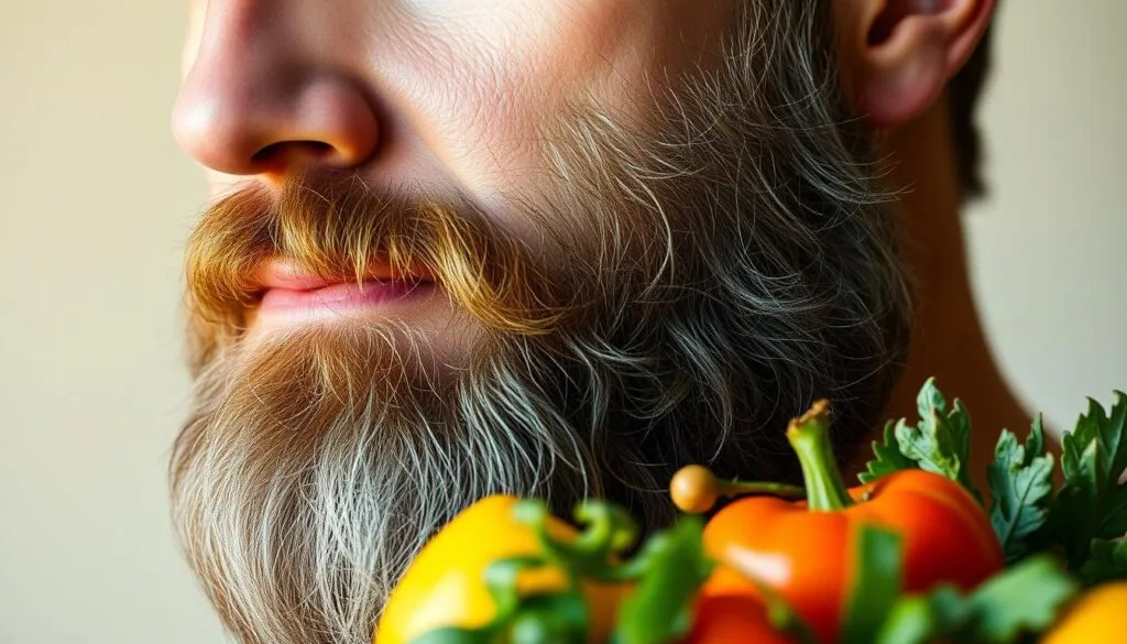Ernährung für gesunde Bartpflege